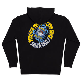 Santa Cruz x Pokémon Hoodie TCG Hand Zip Black