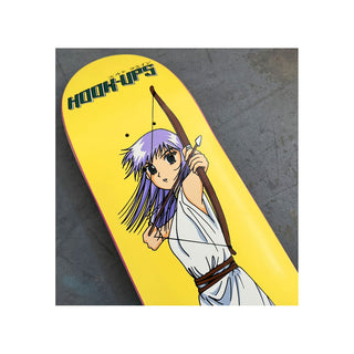 Hook Ups Skateboard Deck 30 Year Anniversary Archer Girl 7.5" x 31"