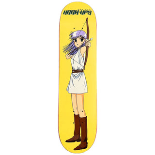 Hook Ups Skateboard Deck 30 Year Anniversary Archer Girl 7.5" x 31"