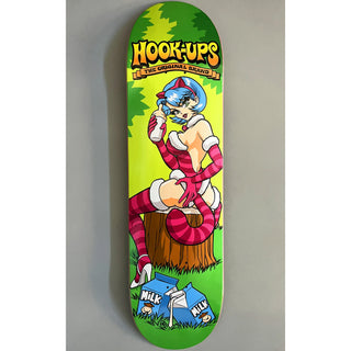Hook Ups Skateboard Complete Cheshire Cat in Wonderland 8.5" x 32.25"