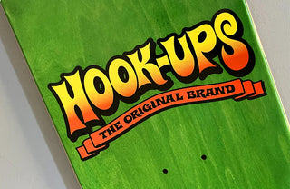 Hook Ups Skateboard Deck Cheshire Cat in Wonderland 8.5" x 32.25"