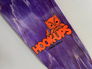 Hook Ups Skateboard Deck Hoot-Ups 2 (Assorted) 8.5" x 32.25"