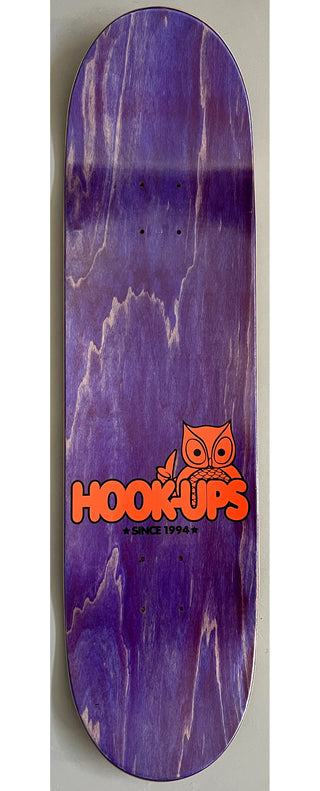 Hook Ups Skateboard Deck Hoot-Ups 2 (Assorted) 8.5" x 32.25"
