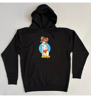 Hook Ups Skateboards Hoody Hitchiking Sakura Black