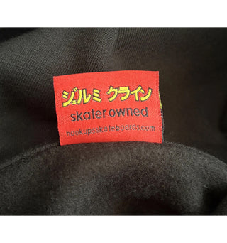 Hook Ups Skateboards Hoody Raven Black