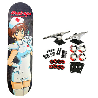 Hook Ups Skateboard Complete OG Nurse Girl Natsume (Assorted) 8.25" x 32"