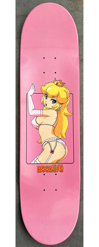Hook Ups Skateboard Complete Peach Sparkle Pink Edition 8.5" x 32.25"