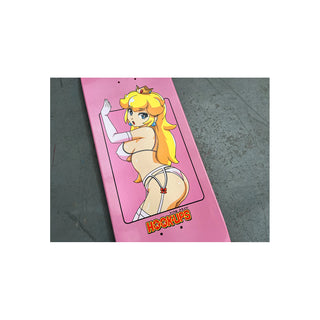 Hook Ups Skateboard Deck Peach Sparkle Pink Edition 8.5" x 32.25"