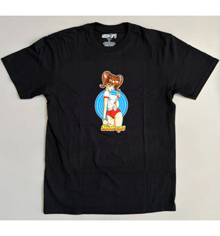 Hook Ups Skateboards Shirt Hitchiking Sakura Black