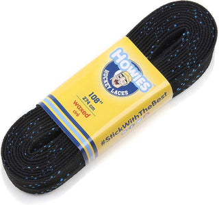 Howies Hockey Skate Laces Waxed Black 120" (Senior 10-12)