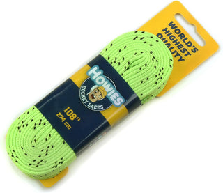 Howies Hockey Skate Laces Cloth Neon 108" (Senior 8-10)