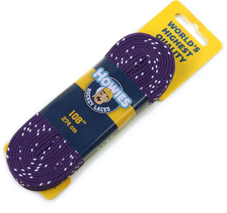 Howies Hockey Skate Laces Cloth Purple 108" (Senior 8-10)