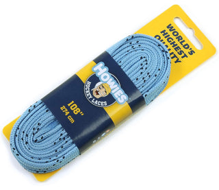 Howies Hockey Skate Laces Cloth Sky Blue 72" (Youth 8 - Junior 3)