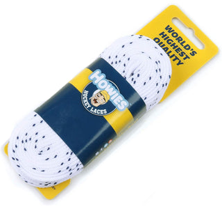 Howies Hockey Skate Laces Cloth White 120" (Senior 10-12)