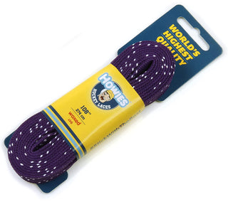 Howies Hockey Skate Laces Waxed Purple 96" (Senior 6-8)
