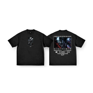 Huf X Aliens Shirt Scream Size Black