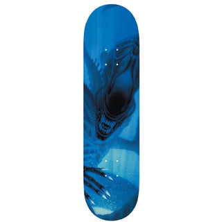 Huf X Aliens Skateboard Deck Xenomorph Glow in the Dark 8.25"