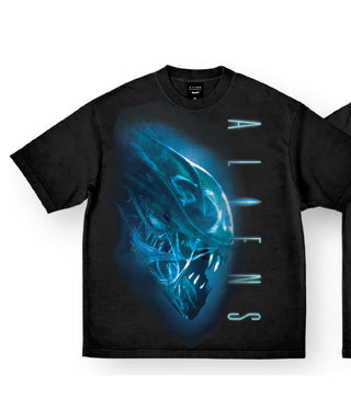 Huf X Aliens Shirt Xenomorph Size Black
