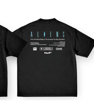 Huf X Aliens Shirt Xenomorph Size Black