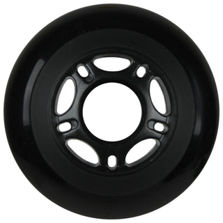 Player's Choice Outdoor Inline Skate Wheels - 72mm 89A Black (8-Pack)