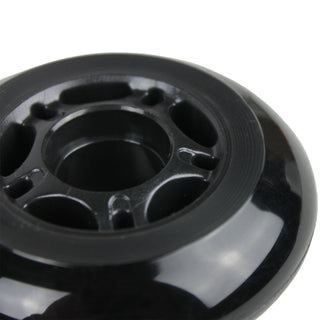 Player's Choice Outdoor Inline Skate Wheels - 72mm 89A Black (8-Pack)