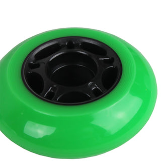 Player's Choice Outdoor Inline Skate Wheels - 76mm 89A Green (4-Pack)