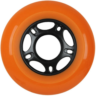 Player's Choice Outdoor Inline Skate Wheels - 80mm 89A Orange (8-Pack)