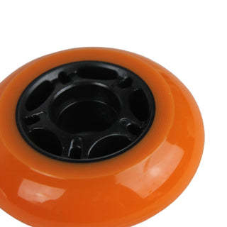 Player's Choice Outdoor Inline Skate Wheels - 80mm 89A Orange (8-Pack)