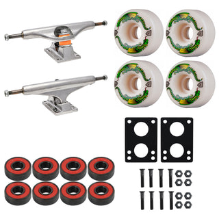 Independent Skateboard Trucks 169 (9.12")Powell Dragon Formula 54mmx34mm Package
