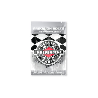 Independent Hardware 1" Phillips Black/Silver