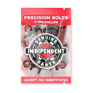 Independent Hardware 1" Phillips Red/Black with Tool