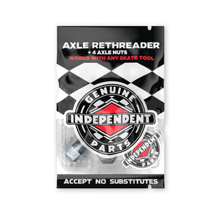 Independent Trucks Skateboard Hardware Axle Rethreader and Nuts Kit