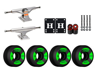 Independent Trucks 159 (8.75"), Bones 100's 54mm V5 #4 Black Wheels/Bearings/Hardware