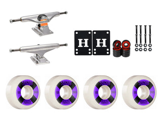 Independent Trucks 149 (8.5"), Bones 100's 55mm V5 #4 White Wheels/Bearings/Hardware