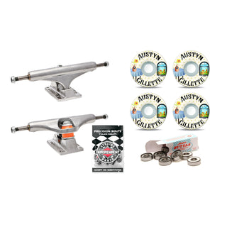 Upgrade Your Skateboard Premium Parts Package - Independent Trucks, Sml Wheels, Andale Bearings