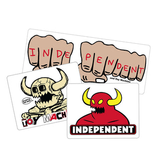 Independent Sticker Toy Machine Logo 3-Pack