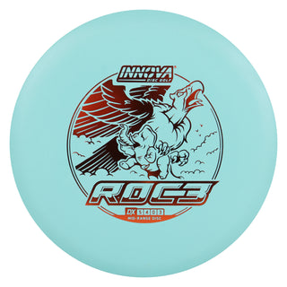 Innova Disc Golf DX Roc3 Midrange Disc 5/4/0/3 Teal/Orange 173 grams