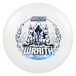 Innova Disc Golf DX Wraith Distance Driver 11/5/-1/3 White/Blue Holo 165 grams
