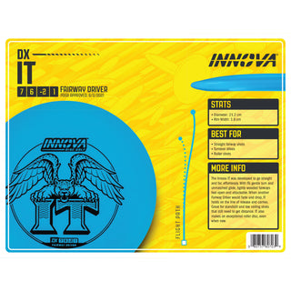 Innova Disc Golf DX IT Fairway Driver 7/6/-2/1 Pink/Silver 172 grams