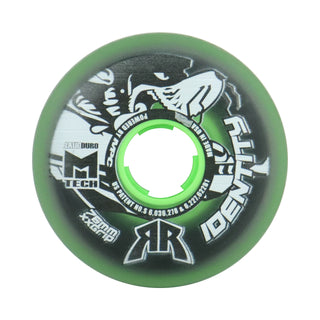 Rink Rat Roller Hockey Wheels - Identity XX 76mm 79A Green (Single)