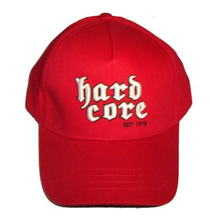 Hardcore Flex Fit Hat Tombstone Red Adjustable