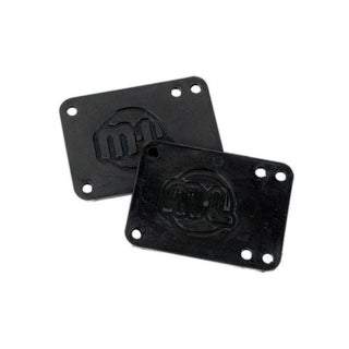 Mini Logo Risers 1/8" Black Shock Pads