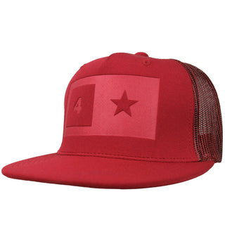 Fourstar Hat Mesh Burgundy Imprint Snapback