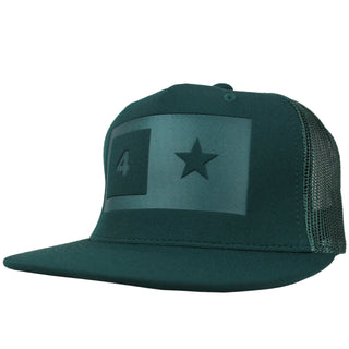 Fourstar Hat Mesh Dark Green Imprint Snapback