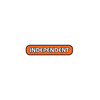 Independent Trucks Skateboard Sticker B/C Groundwork Orange 4" x .75"