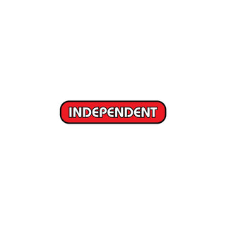 Independent Trucks Skateboard Sticker B/C Groundwork Red 4" x .75"