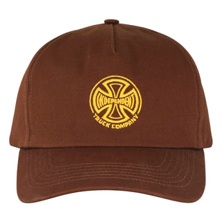 Independent Trucks Hat Truck Co Legacy Cross Snapback Brown