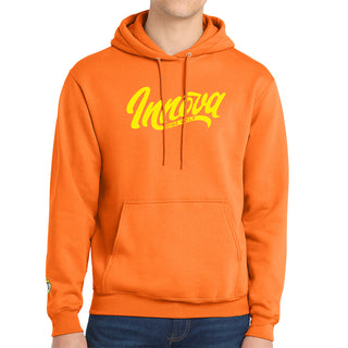 Innova Disc Golf Flow Pullover Hoodie Sweatshirt Neon Orange