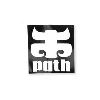 Ipath Shoes Sticker Brand Logo Icon Square Black 4.5" x 4.75"
