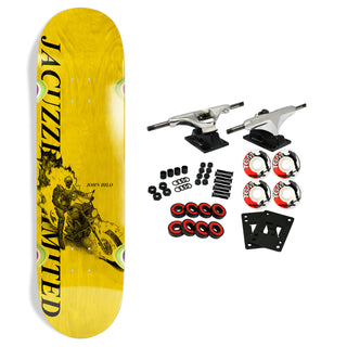 Jacuzzi Skateboard Complete John Dilo Skull Cycle 8.5" x 32.325"
